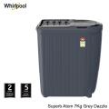 Whirlpool 7 Kg Semi Automatic Washing Machine Superb Atom Grey Dazzle. 
