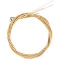 OUMERY 4Pcs/Set Acoustic Bass String Brass Carbon Steel Core Strings for Musical Instruments Bass Strings Bass Part. 