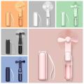 Powerful Rechargeable Portable Mini Handheld Fan Adjustable 3 Speed Folding Cooling Hand Fan Cute 2000mAh Small Pocket Fan Outdoor. 
