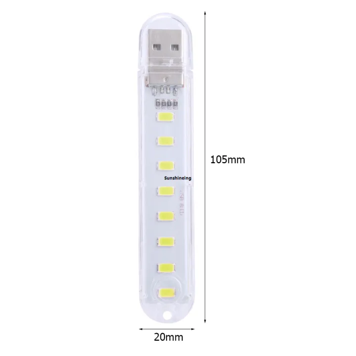 Laptop%20Application,%20Light%20Power%20Moving%20Flashlight%20Portable%20Warm/Night%20Mini%20Piece%202/1/4USB%20White%20LED%20Lightweight%20For%20Computer%20-%20Image%207