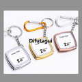 Difutagui 1Meter Keyrings Mini Steel Tape Measure Compatible for Convenient High Quality Length Monitoring Pocket Portable Compact Carry Around. 
