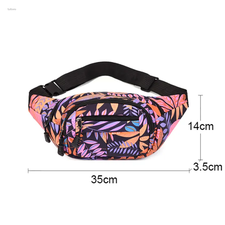NEW%20totoro%20New%20Leaf%20Printed%20Female%20Wait%20Bag%20Large%20Sales%20promotion%20Capacity%20Fanny%20Pack%20Men'%20Belt%20Bag%20-%20Image%203