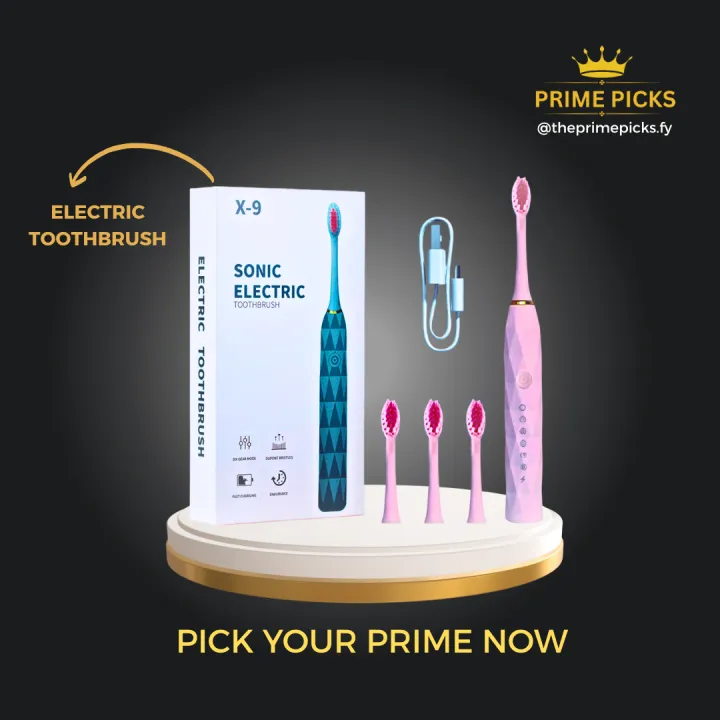 Prime%20Picks%20Premium%20X-9%20Sonic%20Electric%20Toothbrush%20with%204%20Replacement%20Brush%20Head%20%7C%20IPX7%20Waterproof%20Brush%20,%206%20Cleaning%20Modes,%20Smart%20Timer,%20Fast%20Charging,%2030-Day%20Battery%20Life%20%7C%20Rechargeable%20Toothbrush%20%7C%20DuPont%20Bristles%20Brush%20-%20Image%202