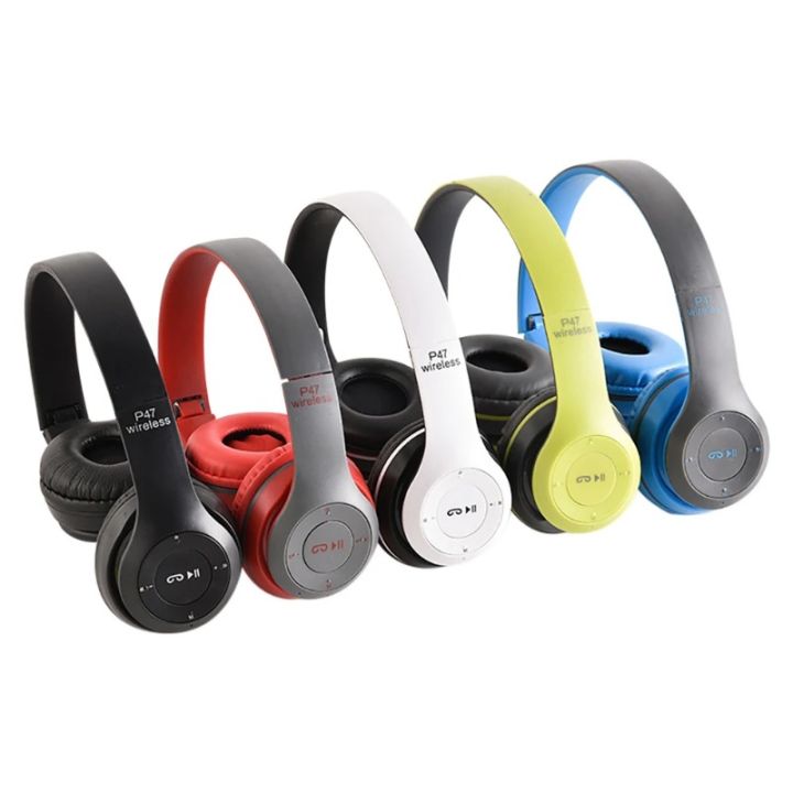 Original%20Stereo%20P47%20Wireless%20Headphones%20Bluetooth%205.0%20Earphones%20Foldable%20Bass%20Helmet%20Support%20SD%20Card%20For%20All%20Phone%20PC%20With%20Mic%20Headsets%20-%20Image%206