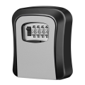 Wall Mount Key Lock Box 4 Digit Password Code Security Lock for Home Office Key Safe Secret Storage Box Organizer. 