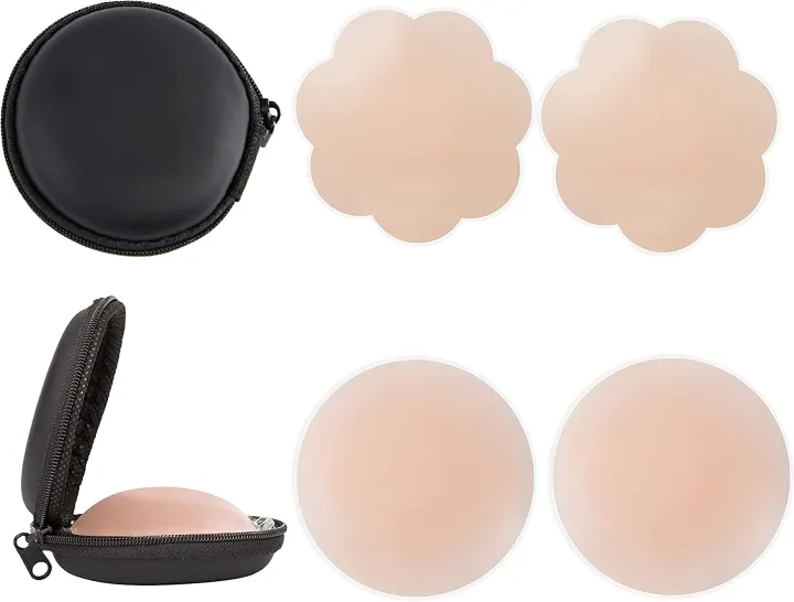 Women's%20Reusable%20Nipple%20Cover%20-%20Silicone%20Nipple%20Cover%20Bra%20Pad%20-%20Adhesive%20Reusable%20Nipple%20Pads%20-%20Thin%20Silicone%20Nipple%20Cover%20Pasties%20-%20Image%204