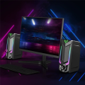 Bluetooth RGB Computer Speaker, Desktop Computer Speaker,Desktop Stereo Speaker, USB Powered, with LED Ambient. 