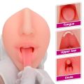 Masturvator Realistic Soft Silicon Throat With Tongue vazina Masturvation for men. 