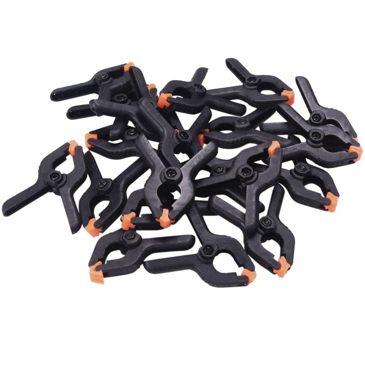 20Pcs Adjustable Nylon Mini Spring Clamps 2 Inch Muslin Clamps For Photo Studio Backdrops Woodworking Diy Projects (2Inch)