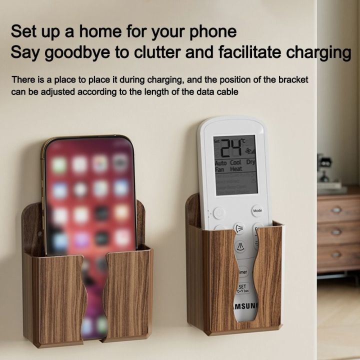 Holder Remote Box Durable Universal Remote Controller Holder Adhesive Wall Mounted TV ...