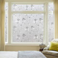 Electrostatic Decorative Window Film PVC Reduce Annoying Static Window Cling for Bathroom. 