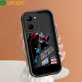UCUC for Realme C33 Back Cover Transformers Soft Silicone Square Ladder Phone Case. 