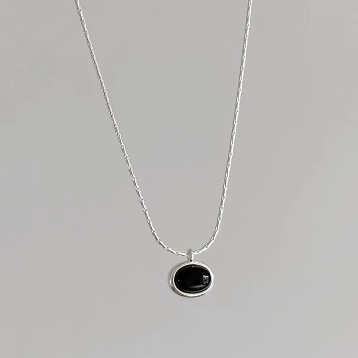 BF%20CLUB%20Silver%20Color%20Necklace%20For%20Women%20Black%20Stone%20Engagement%20Fine%20Jewelry%20Wedding%20Party%20Birthday%20Gift%20-%20Image%204