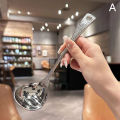 Kitchen accessories Stainless Steel Soup Spoon Deepen Large Capacity Spoon Silver Mirror Polished Flatware Soup Rice Home Kitchen Tableware JUE. 