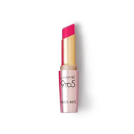 Lakme 9 To 5 Primer+Matte MP1 Pink Perfect Lipsticks - (3.6gm)