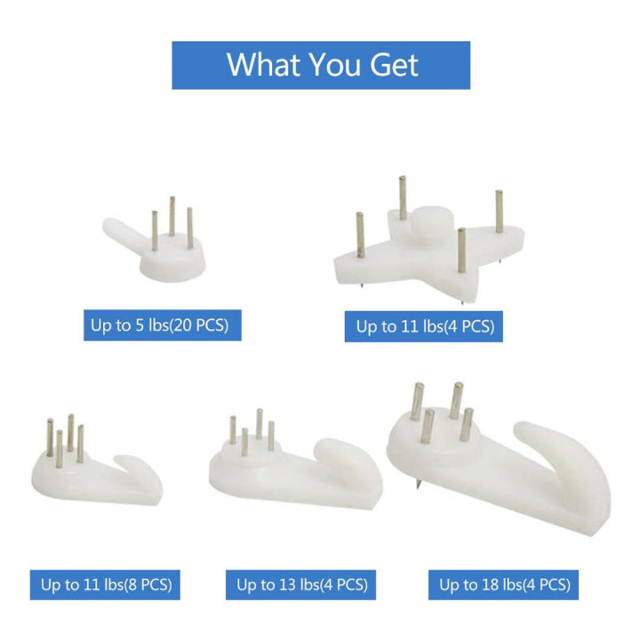 40Pcs%20Invisible%20Nail%20Screws%20Wall%20Hooks%20Picture%20Hangers%20Traceless%20Photo%20Hook%20Multi%20Function%20Picture%20Painting%20Frame%20Hanger%20-%20Image%206