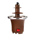 Home Chocolate Fountain Automatic Melting Hot Pot Melting Machine with Heating Melting Tower Homemade Chocolate US Plug. 