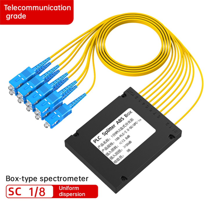 SC/UPC Fiber Optic Splitter Box PLC Splitter ABS Box Fiber Optical ...