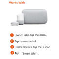 OUMERY WiFi Switch Smart Garage Door Opener Controller Work with Home SmartLife/Tuya APP Control No Hub Require,EU Plug. 