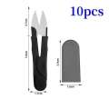 10/5/1pcs U Shape Embroidery Cross- Thread Cutter Yarn Tailor Scissors Fabric Sewing Accessories. 