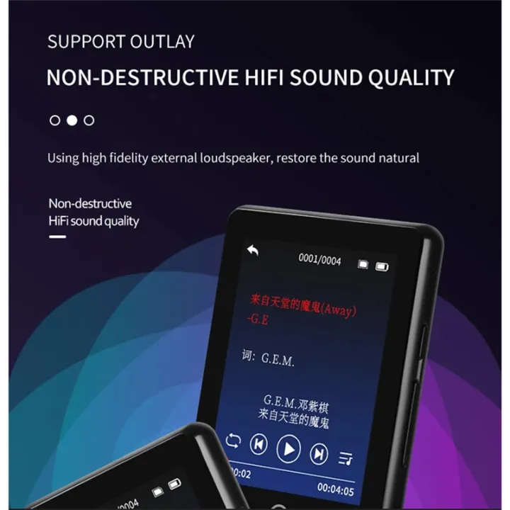 Bluetooth%205.0%20External%20Audio%20Player%20Mini%20Portable%20with%202.5-Inch%20Full%20Screen%20with%20Touch%20Screen%20-%20Image%206