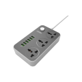 LDNIO SC3604 Hybrid 3.4A 6 USB & 3 Electrical Power Socket Fast Charging Smart Power Strip - Multi Plug - Multi Plug. 