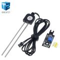 GREATZT Soil Moisture Detector Module Soil Humidity Sensor Meter Hygrometer Water Tester Corrosion Resistance Probe DC 3.3-12V. 