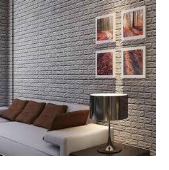 Pe Foam 3D Wall Stickers Safty Home Decor Wallpaper Sticker 60*60