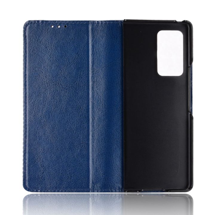 2Pcs%20for%20Samsung%20Galaxy%20Z%20Fold2%205G%20Phone%20Case%20for%20Galaxy%20Z%20Fold%202%20Protective%20Case%20Without%20Buckle%20Flip%20Case,Blue%20&%20Brown%20-%20Image%207