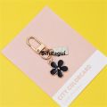 Difutagui Cute Mini Daisy Keychain for Women Handbag Trinkets Bluetooth New style Headset Pendant Key Ring DIY Friendship Gifts. 