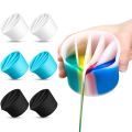 ARELENE 6 Pieces Split Cup for Paint Pouring, Reusable Silicone Split Cup Art Painting Fluid Cups Silicone Pouring Divided Cup. 