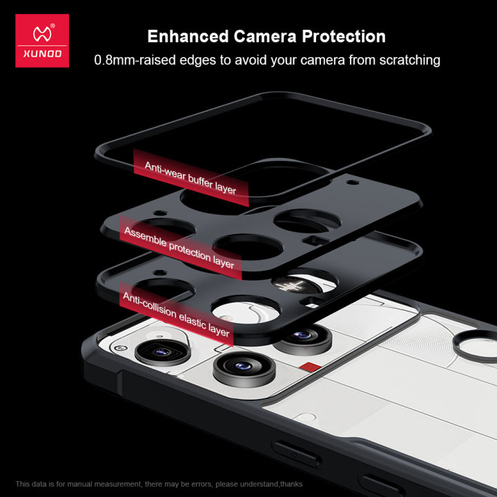 Xundd%20For%20Nothing%20Phone%203%20Case,Airbag%20Shockproof%20Bumper%20Shell%20Camera%20Protection%20TPU%20Acrylic%20Ultra%20Transparent%20Back%20Cover%20Funda%20-%20Image%204