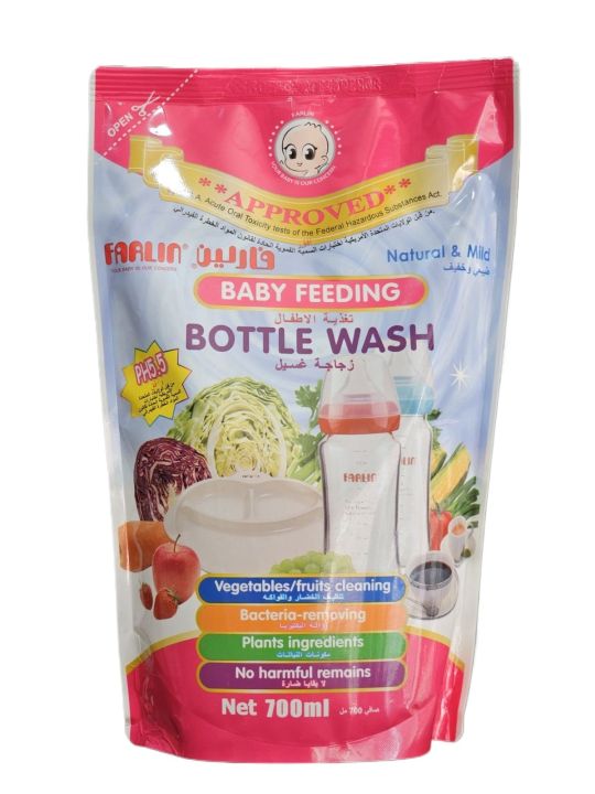 Farlin Feeding Bottle Wash 700ml Refill