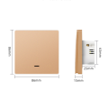 ThoughtHome Tuya Smart Switch Wifi and Rf Radio Frequency Smart Switch Zero Gold. 