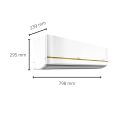 Hitachi Kiyora 1.0 Ton Inverter Split Air Conditioner RSPG512HEXA. 