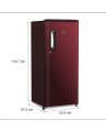 Whirlpool Single Door Refrigerator 200 IMPC PRM 2S Wine Titanium. 