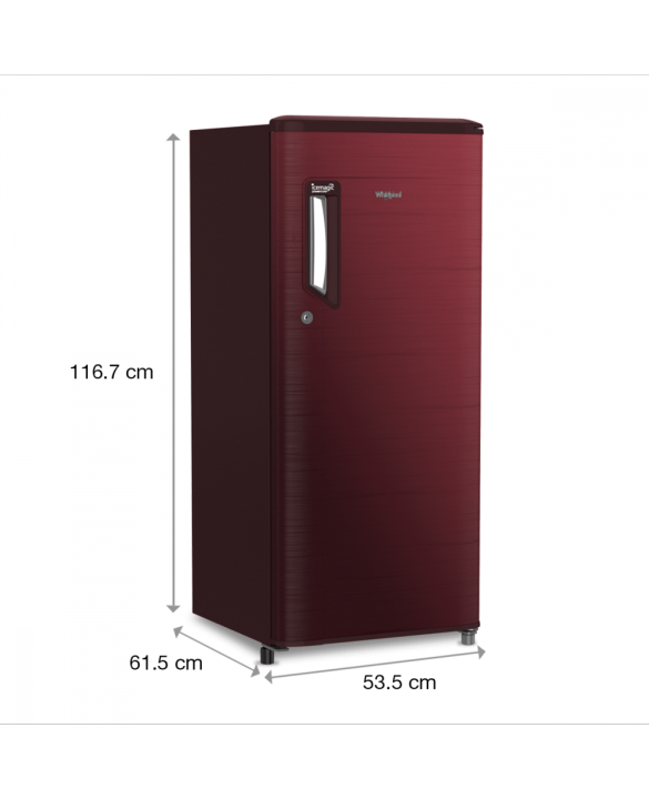 Whirlpool%20Single%20Door%20Refrigerator%20200%20IMPC%20PRM%202S%20Wine%20Titanium%20-%20Image%203