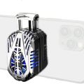 Smart Mobile Phone Radiator Phone Cooling Fan Case Cold Wind Handle Fan For PUBG Phone. 