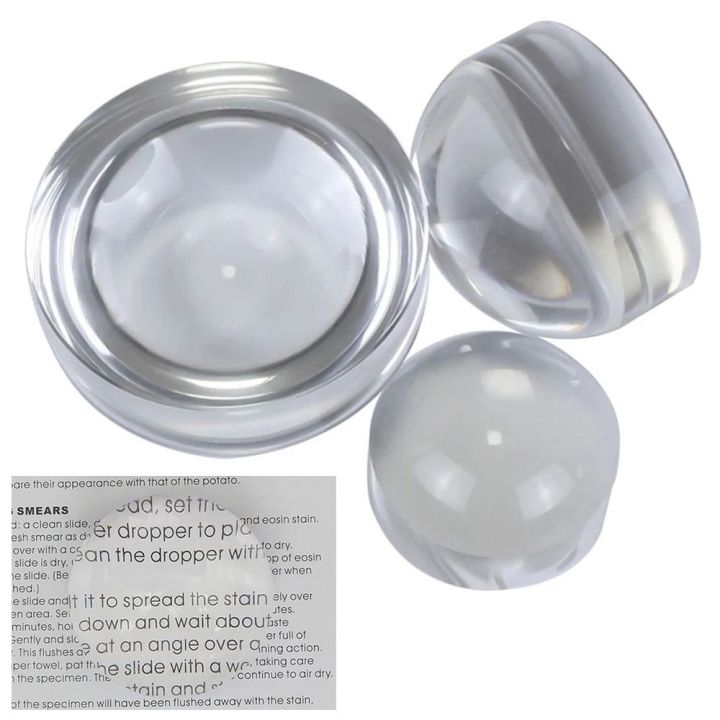All Optical Table Round Paper Weight Desktop Magnifier Acrylic Reading Magnifying Glass Magnifying Lens