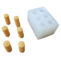 3D Candle Silicon Mold Handmade Diy Mini Cylinder Soap Candle Mould Candle Aroma ZHIXING. 