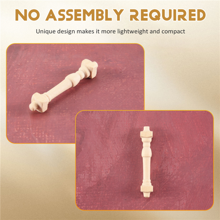 OUMERY%2012Pcs%20DIY%20Spindles%20Balusters%20Wooden%20Miniature%201/12%20Scale%20Stair%20Railing%20Decoration%20Toys%20-%20Image%205