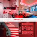 LED Neon Lights, 16.4ft Red LED Strip Light, 12V 0.39in/Cut Silicone Waterproof Neon Rope Light, DIY Neon Sign for Bedroom Indoor Outdoor Decoration（Power Adapter not Included）. 