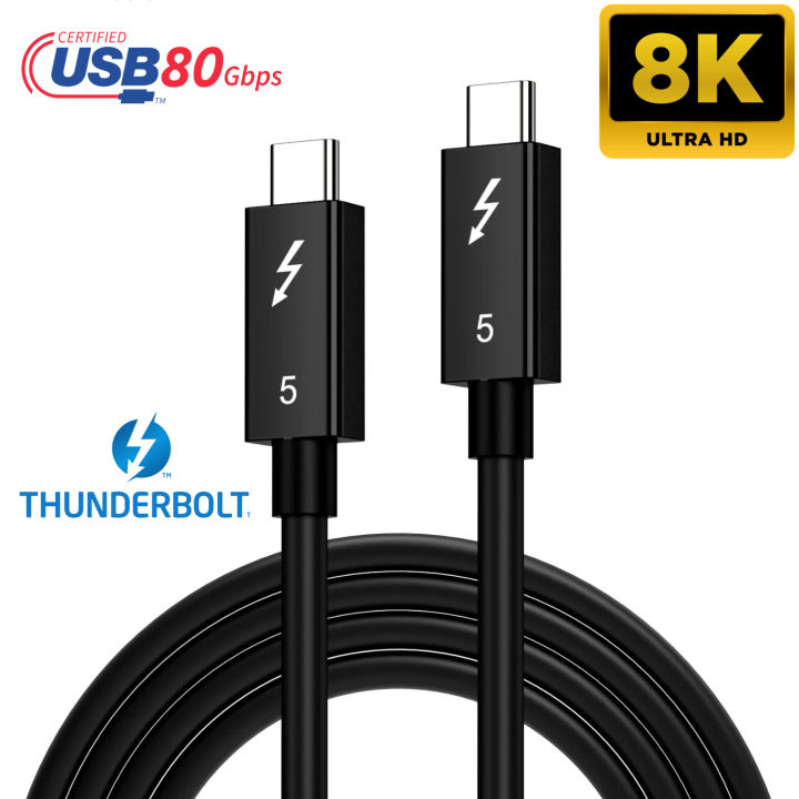 Thunderbolt Cable For Mac ORICO USB-C Cable - 0.98FT 40Gbps With 100W Charging & 8K Video Thunderbolt 4 Right Angle - View #8