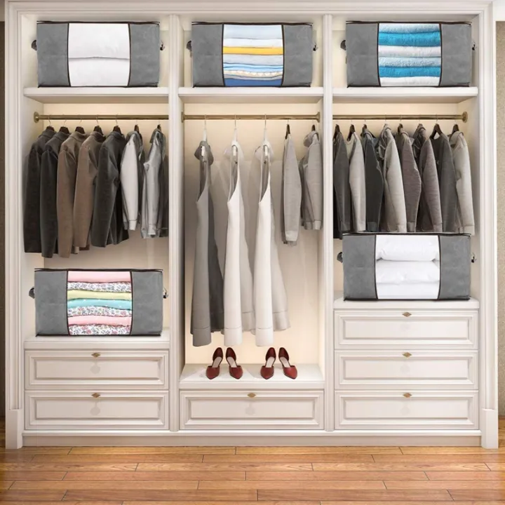 4PCS%20Large%20Capacity%20Clothes%20Storage%20Bag,Foldable%20Blanket%20Storage%20Organizers%20with%20Clear%20Window,for%20Comforters,Bedding%20-%20Image%204