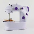 Mini Sewing Machine - Sm-202 With Foot Pedal - Bobbin And Adapter. 