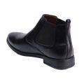 Sunrise Black Full Chelsea  Design  Leather Shoe For Men. 