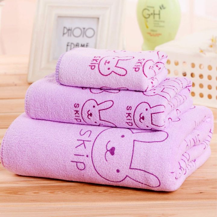 3 Piece Baby Bath Towel Set