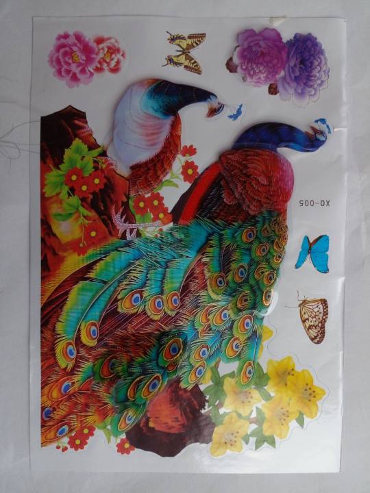4%20Pcs%206D%20Peacock%20Flower%20Tree%20Branch%20Wall%20Decals%20Stickers%20Bedroom%20Living%20Room%20Sofa%20TV%20Background%20Wall%20Decor%20-%20Image%207