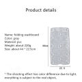 Collapsible Folding Washboard Mini Laundry Washing Board Bathroom Silicone Mat. 