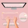 Creative Non-Slip Tulip Mouse Pad Hand Support Thickened Wrist Rest Mouse Pad Cute Rubber Base Mouse Wrist Rest Office Desk. 